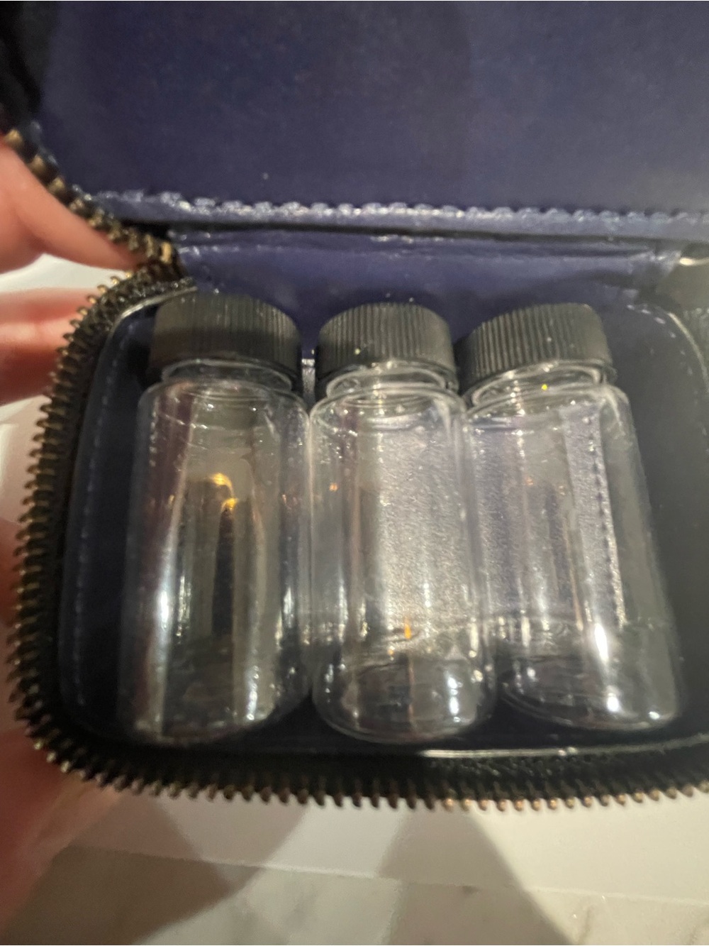 Coach Colorblock Pill Case with Three Clear Bottles w/Tags - Picture 4 of 12